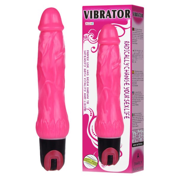 Baile Rose Vibrating Dildo BW-048003 Realistic Cock Vibrator