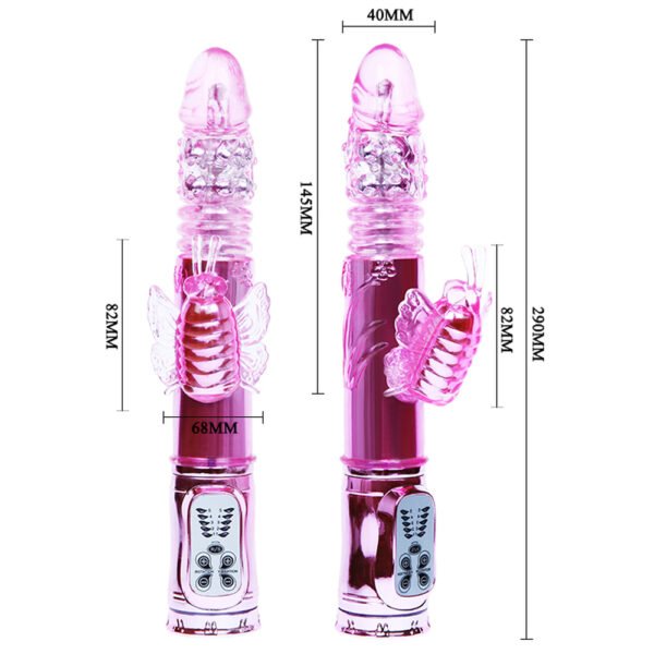 Rotating Thrusting Rabbit Vibrator BW-058007