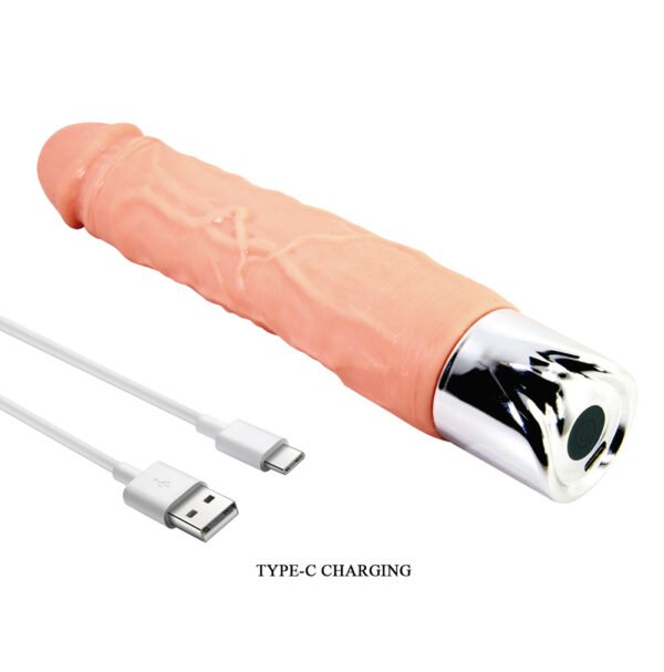 8.8 inch Vibration Textured Dildo