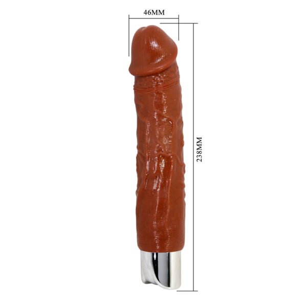 9.3 inch Vibration Textured Dildo