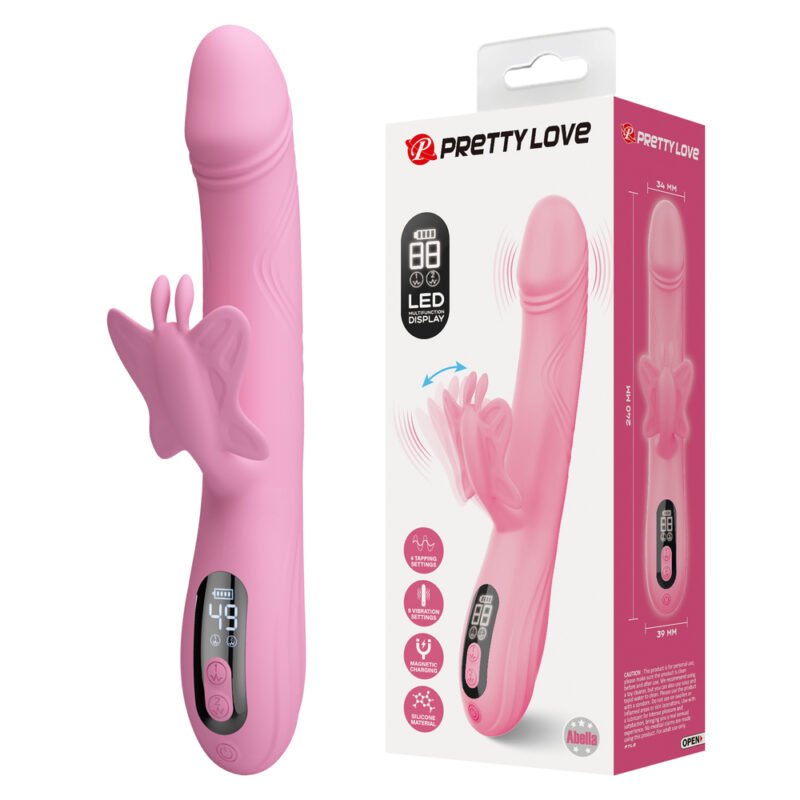 BW-500110 Prettylove Butterfly Tapping Rabbit Vibrator BW-500110