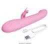 Butterfly Tapping Rabbit Vibrator BW-500110