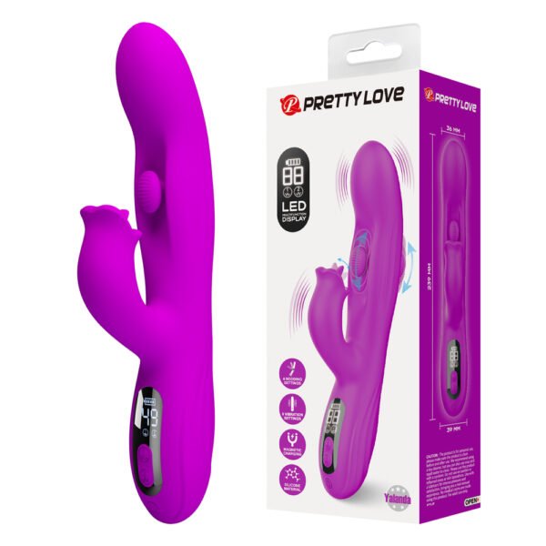 Prettylove Multi Stimulation Lick Rabbit Vibrator BW-500111