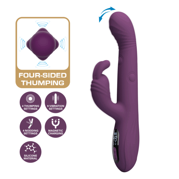 Four Sided Thumping Rabbit Vibrator BW-500112