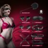 8pcs Leather Bondage Kits SM-BL005H