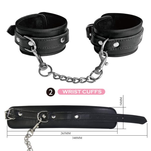 8pcs Leather Bondage Kits SM-BL005H