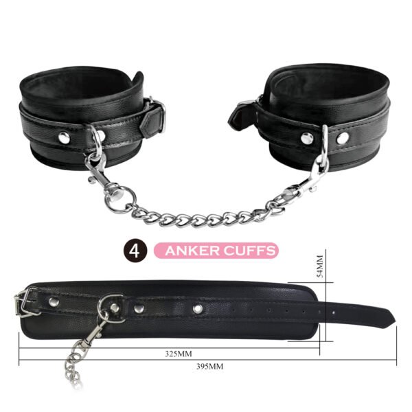 8pcs Leather Bondage Kits SM-BL005H