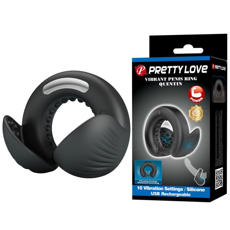 Prettylove Over Ear Headphones Cock Ring BI-210312Z Vibrating Penis Ring