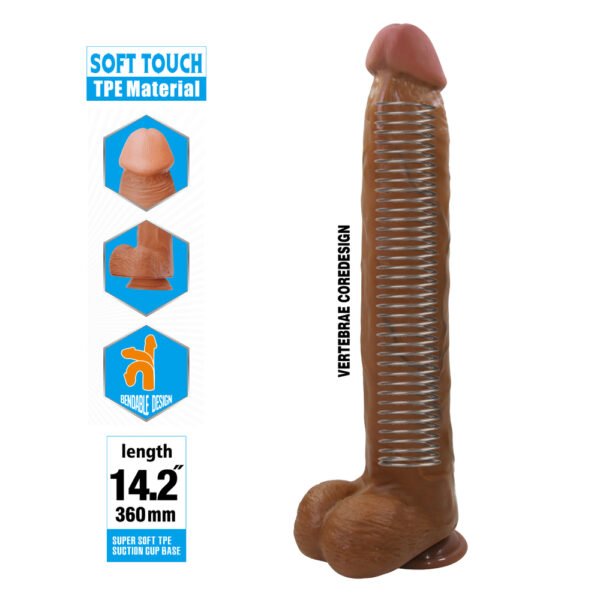 14.2" Realistic Dildo BW-008162