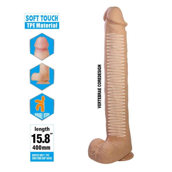 15.8" Realistic Dildo BW-008163