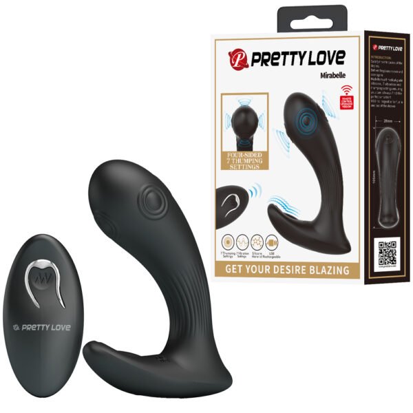 Prettylove Wireless Thumping Prostate Vibrator BI-040207W