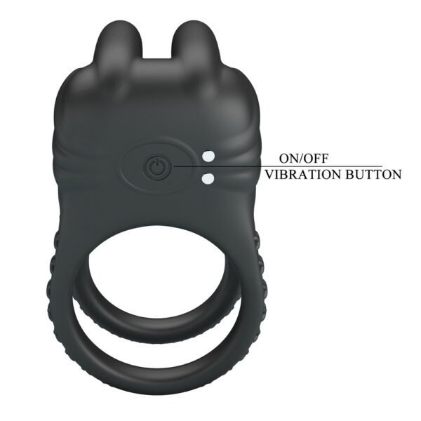 Dual Cock Ring Hemmed in "X"