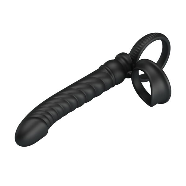 Vibrating Anal Plug Cock Ring
