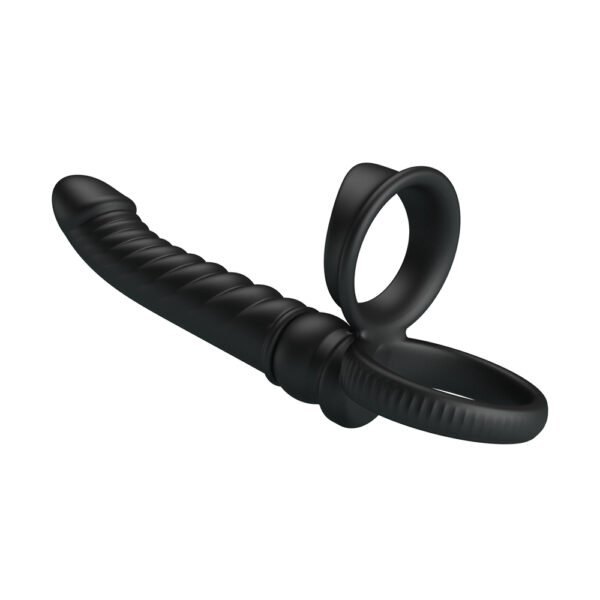 Vibrating Anal Plug Cock Ring