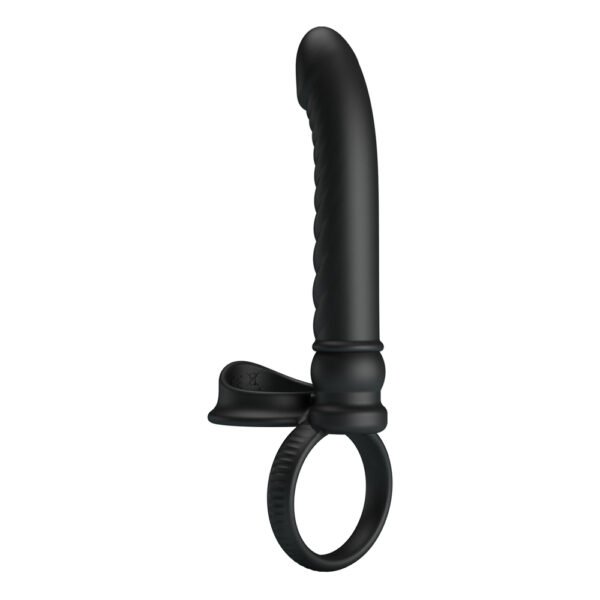Vibrating Anal Plug Cock Ring