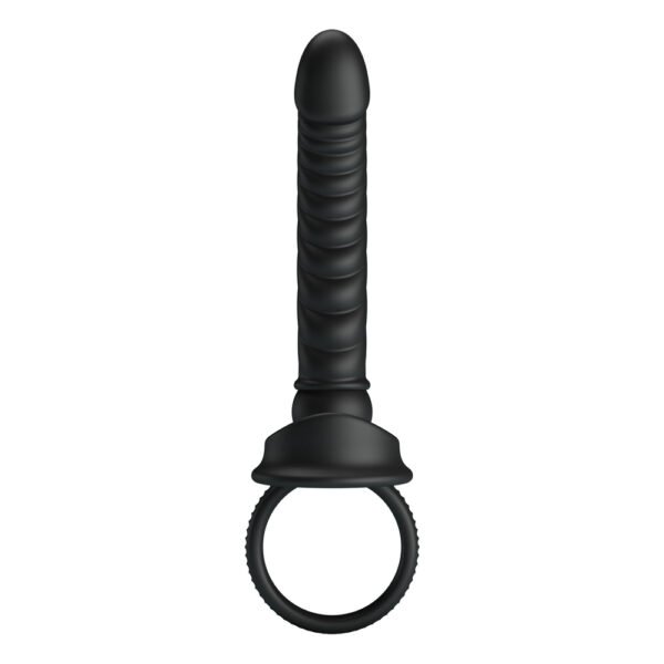 Vibrating Anal Plug Cock Ring