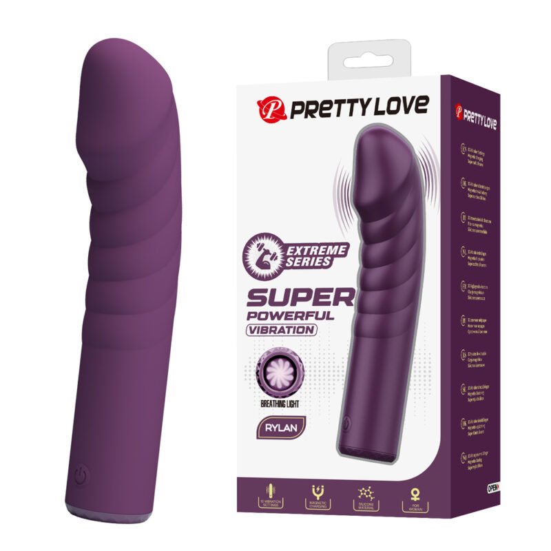 Prettylove Striped G-Spot Stimulator BI-300112-2 Dildo Vibe
