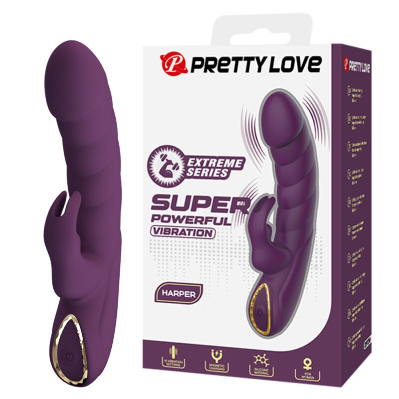 Prettylove Spiral Dildo Jack Vibrator BP-W00006-2