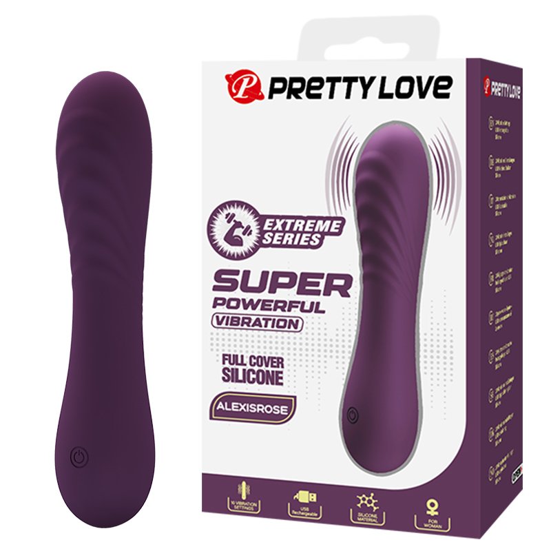 Prettylove Rippled G-Spot Vibrator BW-500053-2