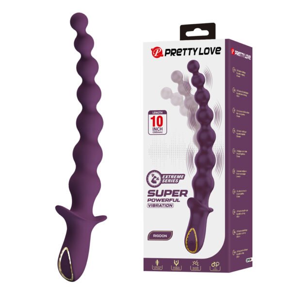 Prettylove Strong Vibration Anal Beads BW-500084-2 Butt Plug